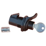 RV Designer L532 Push Button Compartment Lock - Locking, 1