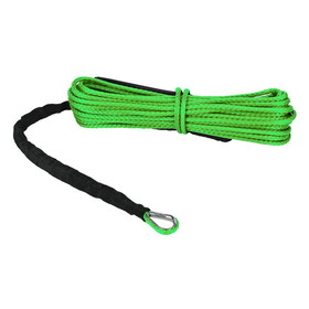Extreme Max 5600.3224 "The Devil's Hair" Synthetic ATV / UTV Winch Rope - Lime Green