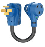 Makerz 217 Heavy-Duty RV Adapter Cord with Powered Connection Indicator Light - 12