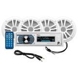 Boss Audio Systems MCK632WB.6 AM/FM/CD Bluetooth Receiver Package - 2 Speakers