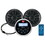 Boss Audio Systems MCKGB350B.6 In-Dash Gauge AM/FM/USB/MP3/WMA Digital Bluetooth Receiver Package - Black/Black