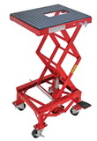 Extreme Max 5001.5083 Ultra-Stabile Hydraulic Motorcycle Lift Table with Foot Pad Lift Function - Raises Bikes from 13.25