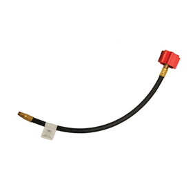 Marshall Excelsior MER425H-15P High Flow Pigtail Hose with Red Nut Type 1 Connector - 15", Packaged