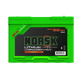 Norsk 23-245H LIFEPO4 Battery - Guardian Heated, 24V / 50AH