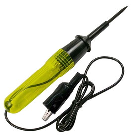 Pico 0690PT 6-12 Volt Circuit Tester with Insulated Mini Gator Clip with Pierce-Point Tip - 7.5" Long Tester, 30" Lead Wire