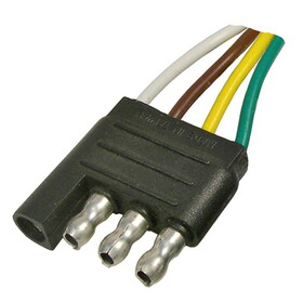 Pico 0713PT 4-Way Trailer Connector with Polarized End - Male, 6", 16 AWG
