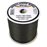 Pico 81183S Primary Wire - 18 AWG, Black, 100' Spool