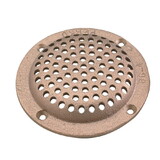 Perko 0086DP3PLB Round Bronze Strainer - 3.5