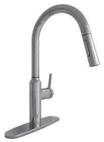 Phoenix PF231365 Premium Slimline Single Handle Pull Down Kitchen Faucet - Chrome