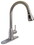 Phoenix PF231466 Premium Slimline Single Handle with Power Boost Pull Down Kitchen Faucet - Brushed Nickel