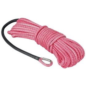 Extreme Max 5600.3221 "The Devil's Hair" Synthetic ATV / UTV Winch Rope - Pink