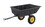 Polar Trailer 9393 Lawn and Garden 600 lb. 10 Cubic Foot Heavy Duty Lawn Trailer ATV LG7 and Rubber Wheels Hauling Outdoor - Black