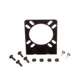 Pollak 10-111V Coated Mounting Bracket for 7-Blade RV & 6- Pole Round Sockets