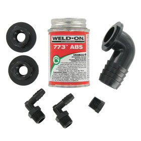 Valterra RK907 ABS Tank Fill Kit - 90&#176; Barbed Fill with Cement