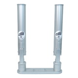 Rod Boss 1002R Double Dual Axis Ratcheting Fishing Rod Holder with Rotation