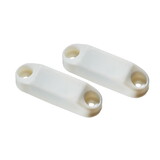 RV Designer L608 Magnetic Catch Set - White, Pack of 2