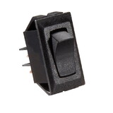 RV Designer S321 DC Rocker Switch 10 Amp - Black, Mom On/Off
