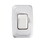 RV Designer S531 Contoured DC Wall Switch On/Off - Single, White