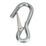 Whitecap S-4043C Zinc Plated Steel Utility Snap Hook - 1/2