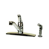 American Brass SL801F-4 RV Faucet With D-Spout, Single Lever Handle And Sprayer 8