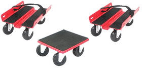Extreme Max 5800.2000 Economy Snowmobile Dolly System - Red