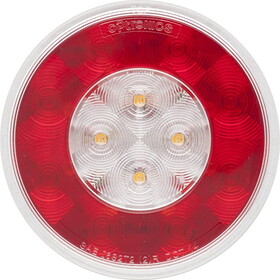 Optronics STL201XRB FUSION LED 4" Stop/Turn/Tail/Back-Up Light with Grommet Mount
