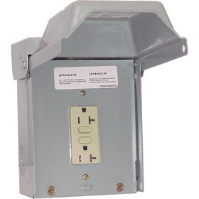 Midwest Electric U010010 Unmetered Surface Power Outlets - 20A, Single W/ GFCI