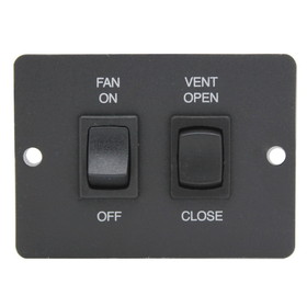 Ventline VC0533-02-A Wall Remote Switch for Ventadome V2119 Series Powered Ventilators - Black