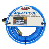 Valterra W01-8600 AquaFresh High Pressure Drinking Water Hose with Hose Savers - 1/2