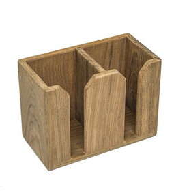 Whitecap 62620 Teak Two Wine Bottle Rack