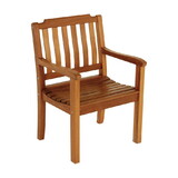 Whitecap 60065 Teak Garden Chair with Arms