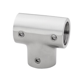 Whitecap 6043C 90&#176; Tee Rail Fitting - 7/8", 316 SS