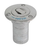 Whitecap 6995CBLUE Stainless Steel Water Push-Up Deck Fill - 1-1/2