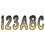 Hardline Products YEBKG200 200 Series 3" Letter/Number Kit - Yellow/Black