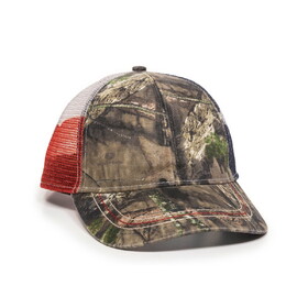 Outdoor Cap CWF-400M Mossy Oak Flag Cap