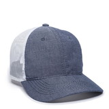 Outdoor Cap FWT-130CB Chambray Garment Washed, Mesh Back
