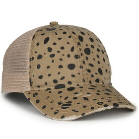 Custom Outdoor Cap OC801P The Stars, Modern Cheetah, Or Polka Dot Designed Caps