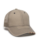 Outdoor Cap USA-800M Mesh Back with Flag Sandwich Cap