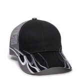 Outdoor Cap WAV-605M Embroidered Wave Design with Mesh Back Cap