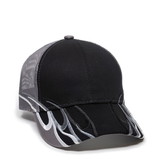 Custom Outdoor Cap WAV-605M Embroidered Wave Design with Mesh Back