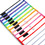 Muka 10 Packs 10" x 13" Assorted Color Dry Erase Pocket Reusable Sheet Protectors for School or Work