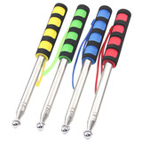 Muka 4 Packs Assorted Color Telescopic Handheld Flagpole Extendable Stainless Steel Teaching Pointer for Tour Guides / Teachers