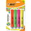 Bic BLMGP41-AST Brite Liner Highlighter Tank Chisel Tip 4 Pens Per Pack Blister - 36 Packs, Price/Case