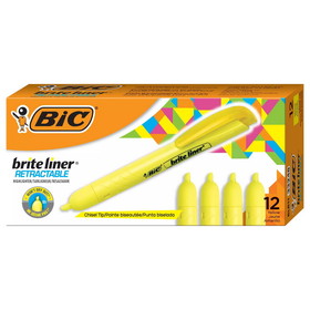 Bic Brite Liner Retractable Highlighter