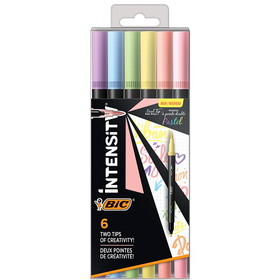BIC Intensity Dual Tip Felt Pens Pastel