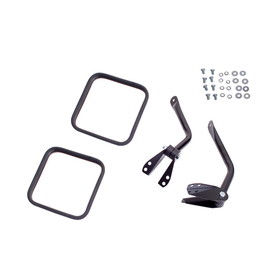 Omix-Ada 11001.11 Door Mirror Kit, Black; 55-86 Jeep CJ5/CJ6/CJ7/CJ8 Scrambler