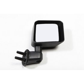 Omix-Ada 11002.13 Door Mirror, Black, Left Side; 07-16 Jeep Wrangler JK