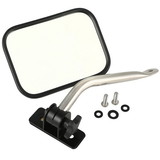 Rugged Ridge 11026.13 Quick Release Mirror Relocation Kit, Stainless; 97-16 Jeep Wrangler