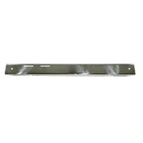 Rugged Ridge 11109.01 Front Bumper Overlay, Stainless Steel; 76-86 Jeep CJ Models