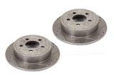Alloy USA 11351 Disc Brake Rotors 2 Drilled&Slotted 00-06 TJ&00-01